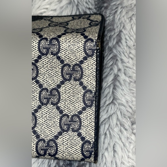 Gucci Blue and Cream Wallet - Picture 11 of 16